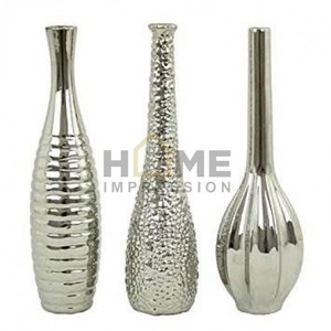 Diseño atractivo Metal alto Exterior e Interior Florero decorativo de metal Venta al por mayor Sala de estar Florero decorativo para la venta - Product Image 4