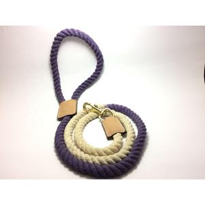 ใหม่มาถึงสีผ้าฝ้ายเชือกสายจูงตะกั่วสายจูงสำหรับสุนัขสัตว์เลี้ยงทำด้วยมือการผลิตราคา - Product Image 6