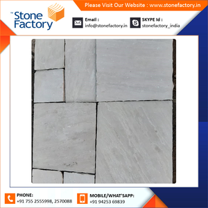 Carreaux de grès blanc Kota de la meilleure qualité pour une application extérieure Bloc de pierre aiguisé disponible au prix de gros - Product Image 6