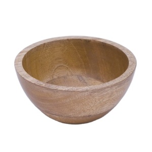 Saladiers artisanaux en bois de manguier écologiques vintage - Product Image 1