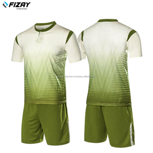 Maillots de football personnalisés pour hommes adultes, ensembles uniformes à séchage rapide, style sublimation, 100 % polyester, numéros et logo d'équipe personnalisés, haute qualité - Product Image 5