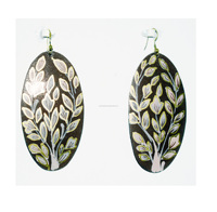 2026 liban bijoux décembre bleu patine électrolytique hibou boucles d'oreilles bijoux en aluminium boucles d'oreilles été vêtements bijoux
