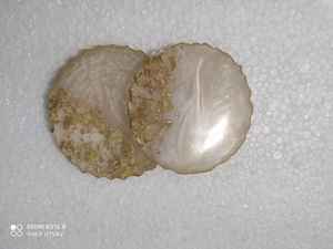 Posavasos de resina amarillo para el hogar o regalos, posavasos de resina personalizados - Product Image 2