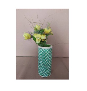 Maceta con incrustaciones de hueso para mesa, artículo de decoración de oficina de hotel de lujo, jarrón de lujo para flores al costo más bajo - Product Image 5