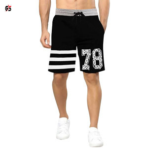 กางเกงวิ่งกางเกงขาสั้นผู้ชายเสื้อผ้าผ้าฝ้าย100% ขนแกะพิมพ์โลโก้ที่กำหนดเองขายส่งสินค้าราคาถูก OEM พรีเมี่ยมที่มีคุณภาพ - Product Image 1
