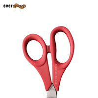 Gunting Kain Profesional Taiwan Baru, Tepi Halus, Pegangan Ergonomis, Baja Anti Karat Jepang 420J2, 2 1/2, Tangan Kanan, Merah