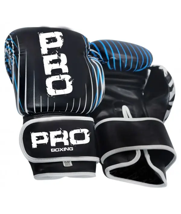 Gants de boxe en cuir artificiel logo privé personnalisé conception propre gants de boxe de base vente en gros