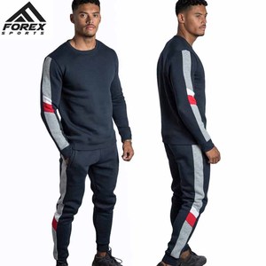 Homme Plein Survêtement Jogging Gym Survêtements Col Debout Veste De Sport Pantalons Survêtements - Product Image 6