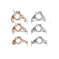Feines 925er Sterlingsilber, rhodiniert, im böhmischen Stil, Damen-Zirkon-Ring für Hochzeit, Verlobung, Versprechen, Heiratsantrag, Jahrestag, Blanko