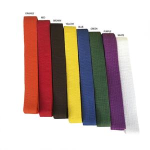 Martial Arts <b>Belts</b> Karate <b>Belts</b> Orange <b>Red</b> Brown Yellow Blue Green Purple White Colors - Product Image 1