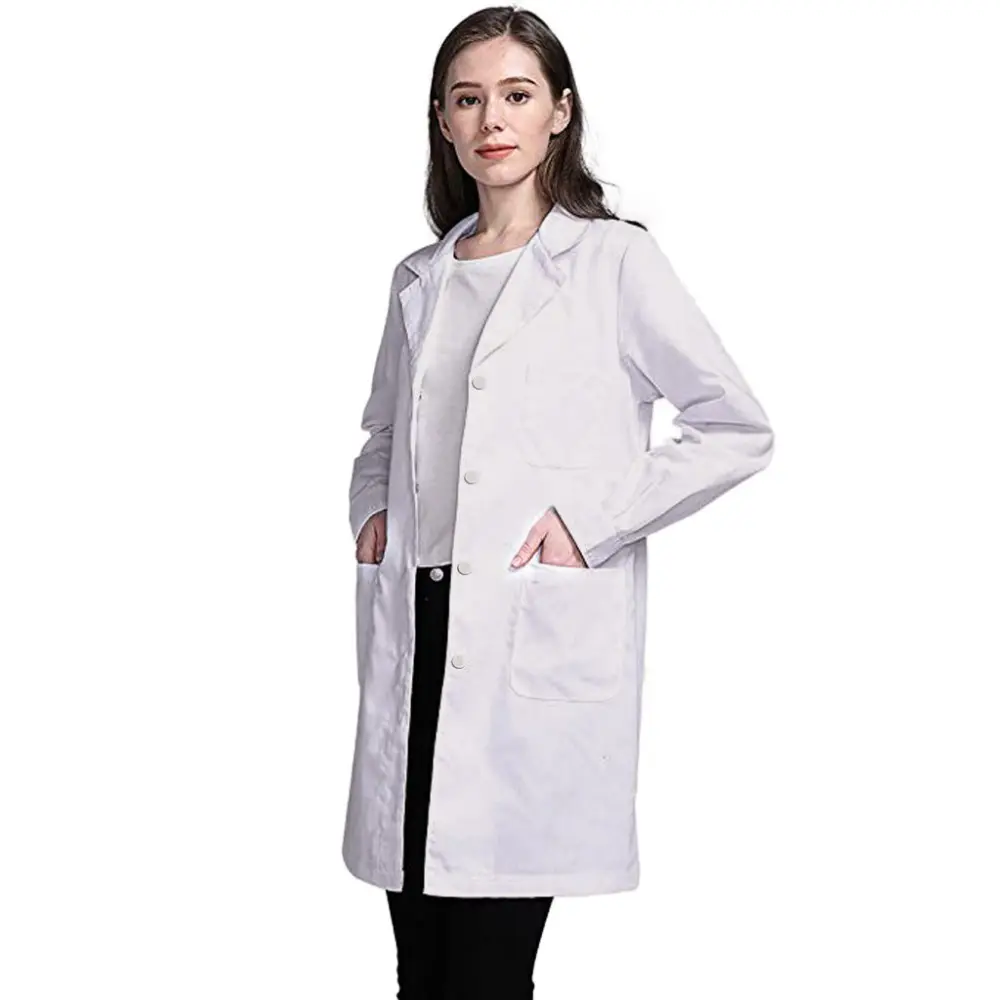 Großhandel klassische weiße Baumwolle Polyester Sommer Medical Hospital Labor Dental Männer Arzt Uniform Labor kittel