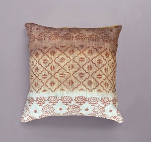 Indian Tufted Boho Decorative Handmade Cotton Tnt <b>Cushion</b> <b>Cover</b> <b>45X45</b> cm - Product Image 2