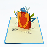 Tarjetas Pop-up 3D Personalizadas para Celebraciones de Regreso a Clases, Fabricadas en Vietnam HMG