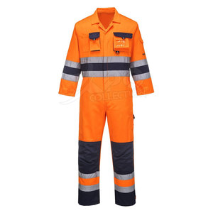 Overoles de invierno reutilizables lavables de alta visibilidad personalizados con logotipo personalizado impermeable y ropa de trabajo de seguridad con flash LED - Product Image 3