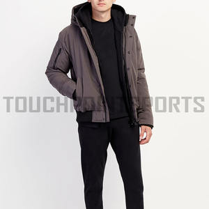 แบรนด์ที่กำหนดเอง100% ไนลอนเสื้อแจ็คเก็ตที่มีคุณภาพสูงบุรุษเสื้อกันลมแจ็คเก็ต - Product Image 5