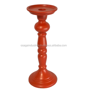 คุณภาพสูงโลหะสีน้ำตาลCANDLWเสาออกแบบใหม่เทียนตกแต่งบ้านเทียนสำหรับตกแต่งโต๊ะ - Product Image 2