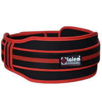 Ceinture de musculation droite en néoprène LAIEM INTERNATIONAL LI-3805 personnalisable et confortable avec chaîne, unisexe, 50 mm, modèle 2021