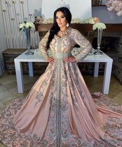 DABKA-Bordado de vestido de caftán de trabajo moderno y deslumbrante, cuentas de cristal, trabajo de piedra de vidrio para fiesta, 2022 - Product Image 1