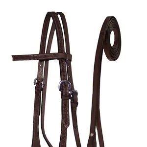 Premium Leder Headstall Set für Horse Showman Heads tall, Brust halsband, Zügel Set Full Cob Verfügbar Mehrere Farben und Größen