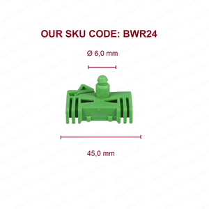Clips de reparación de regulador de ventanilla eléctrica BWR24 delantero izquierdo para 306 1992-2003 4/5 puerta HB Sedan Saloon 9221C2 Bross Auto Parts - Product Image 5