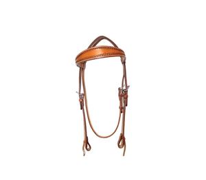 Juego de equipo de caballo de estilo occidental duradero de alta calidad-Cabezal y brida de cuero de calidad mejor decorativo - Product Image 1