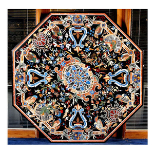 โต๊ะกาแฟ Pietra Dura โบราณ - Product Image 1