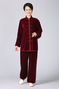 Uniformes de kung fu de Tai Chi pour femmes, vente en gros, bon marché et de qualité supérieure, uniformes d'art de mariage sur mesure - Product Image 3