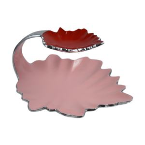 Bol à puces et à tremper au Design brillant avec finition colorée en émail, bol de service au Design idéal pour les collations du soir - Product Image 1