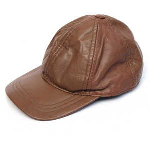 Modyle — casquette en cuir de Sport pour hommes, chapeau blanc à bord incurvé, Logo personnalisé Vintage, vente en gros, 6 panneaux - Product Image 2