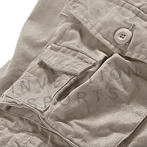 Shorts pour hommes haute performance décontracté Streetwear grande taille respirant écologique coton multi-poches Cargo Shorts en meilleure vente - Product Image 6