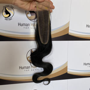 Perruque lace front wig malaisienne naturelle — ali queen, cheveux vierges, body wave, partie métal, closure 2x6, bon marché - Product Image 4