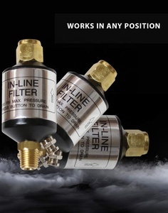 Filtro en Línea LEMATEC de 1/4" con Válvula de Drenaje para Compresores de Aire, Presión Máxima de 150 PSI - Product Image 5