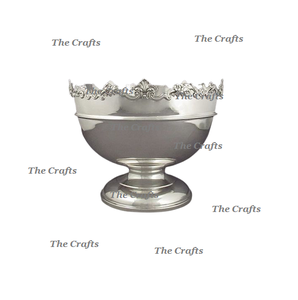 Bol de service de fruits de conception attrayante bol de fruits en acier et en laiton fait à la main pour accessoires de table - Product Image 2