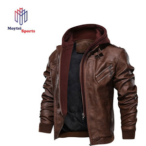 Veste d'hiver en toile de cuir véritable isolée de qualité supérieure hommes femmes Biker Bomber Style Streetwear vêtements d'extérieur imperméable écologique - Product Image 6