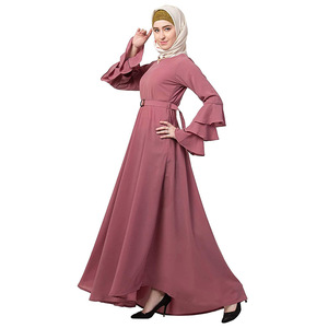 Ropa de oración islámica de Oriente Medio para mujeres musulmanas, vestido de encaje Abaya de alta calidad para rezar con bufanda - Product Image 2
