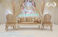 Conjunto de sofás de estilo francés para boda, conjunto de sofás de estilo inglés, para escenario, recién diseñado
