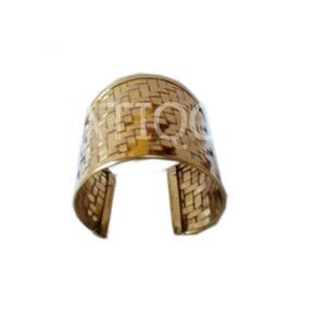 Brazalete de moda de alambre de Metal de latón indio, esposas chapadas en oro, forma de amantes lindos, regalo de fiesta de boda - Product Image 6