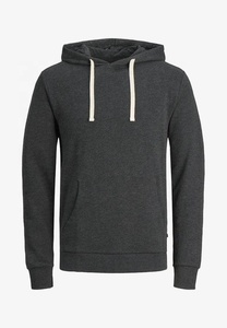 Sweat à capuche noir 50 coton Polyester pour hommes, de haute qualité OEM, manches longues, imprimé, surdimensionné, vente en gros - Product Image 4