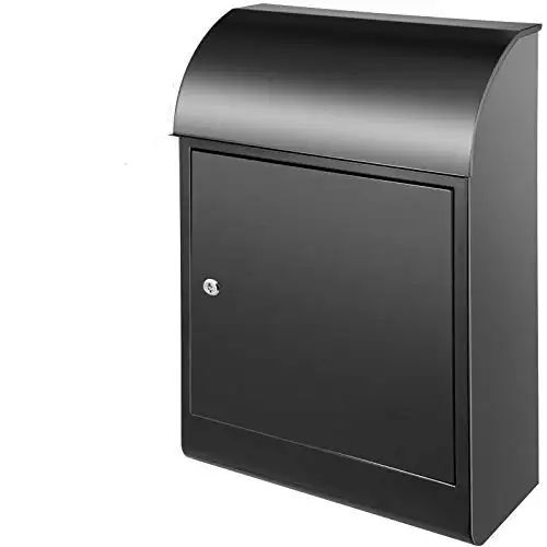 Extra Large Mailbox 30.3x17.3x7.9 Inch Wall Mount Mailbox with 2 Keys Security Locking Dropbox 1.2mm Galvanized Steel for Outs