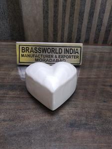 Urne funéraire en métal poli de style américain en forme de cœur pour cendres, fournitures pour foyers funéraires - Product Image 5