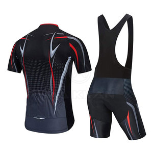 Venta al por mayor 100% poliéster personalizado hombres ciclismo uniforme ropa al aire libre hombres ciclismo uniforme - Product Image 5