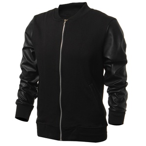 ขายส่งวินเทจพลัสขนาดแจ็คเก็ตเบสบอล,ปักแพทช์หนังแขนขนสัตว์ร่างกายแจ็คเก็ต - Product Image 1