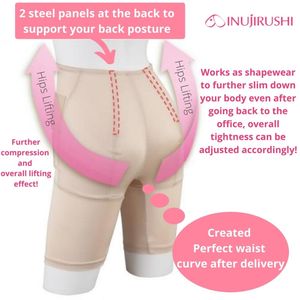 Vente en gros Shapewear post-partum Short de mise en forme du corps facile à enfiler cible la taille les hanches les fesses-Cibles de l'étape 3 - Product Image 4