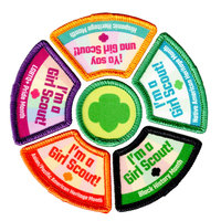 Écusson personnalisé cousu au fer à repasser sur broderie Boy Scout Jamboree Puzzle