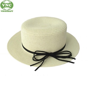 Wholesale Women's Cowboy <b>Wide</b> Brim Beach Hat Printed Plain Grass Striped <b>Ribbon</b> for Outdoor Travel Casual Parties Adults' Size - Product Image 1