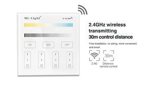 Milight B2 <span class=keywords><strong>4</strong></span>-zona CCT ajustar Panel Controlador remoto de temperatura de color brillo dimmer para la tira de luz <span class=keywords><strong>led</strong></span> y bombilla de la lámpara - Product Image 2