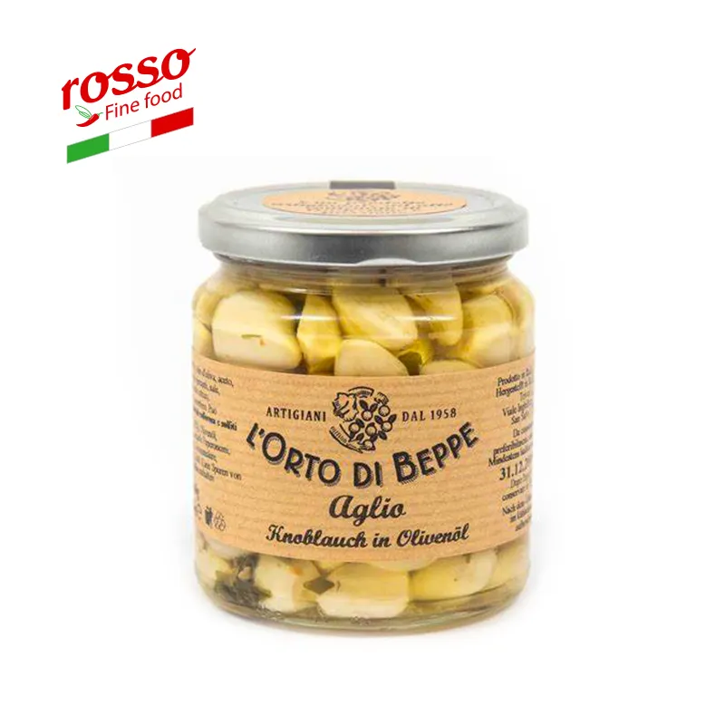 ニンニク280 gr L'Orto di Beppe Triveri - 100% イタリアのフレッシュ野菜、防腐剤を含まないMade in Italy