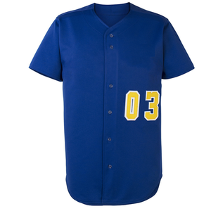 ชุดกีฬาสำหรับผู้ใหญ่ พิมพ์ลายดิจิทัล โพลีเอสเตอร์/คอตตอน แห้งเร็ว ระบายอากาศได้ดี สำหรับนักเบสบอลและซอฟต์บอล พร้อมโลโก้แบบกำหนดเอง - Product Image 5