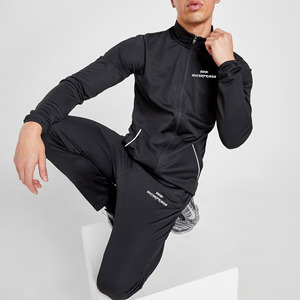 Ensemble de survêtement décontracté pour garçons, coupe classique, avec panneaux, sweat à capuche et pantalon de jogging - Product Image 1