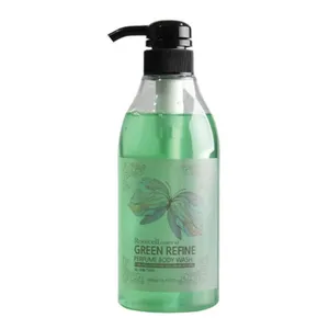 ISO22716 GMP Korean cosmetics whitening bath and body cleanser shower gel Rooicell Green Refine Perfume Body Wash 500ml